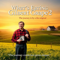 Sequel movie poster for 'What's Eating Gilbert Grape 2', inspired by the original film poster