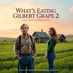 Sequel movie poster for 'What's Eating Gilbert Grape 2', drawing inspiration from the original film poster