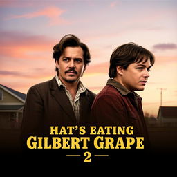 A stunning sequel movie poster for 'What’s Eating Gilbert Grape 2', creatively inspired by the original film poster