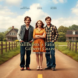 A realistic movie poster for 'What’s Eating Gilbert Grape 2', designed as a sequel to the original film