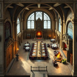 Create an intricately detailed Dungeons & Dragons map for a royal King's Ball