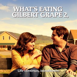 Create a realistic movie poster for the sequel titled 'What’s Eating Gilbert Grape 2'