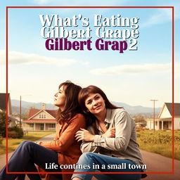 Create a realistic movie poster for the sequel titled 'What’s Eating Gilbert Grape 2'