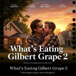 A movie poster for the sequel "What’s Eating Gilbert Grape 2" featuring a realistic artistic style reminiscent of the original poster