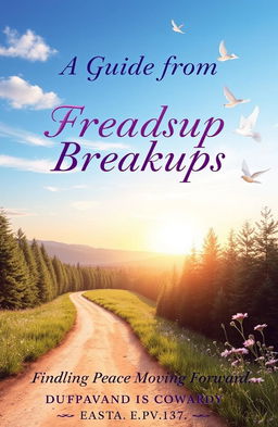 A heartfelt and inspiring guide cover design for healing from friendship breakups