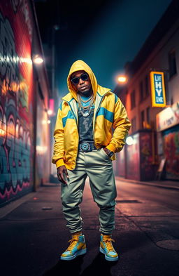 An artistic representation of 'Lil Baby' inspired by his album 'My Turn'
