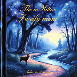 A beautifully illustrated book cover featuring a mystical forest scene at twilight