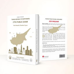 A professional book cover design focused on public exam resources