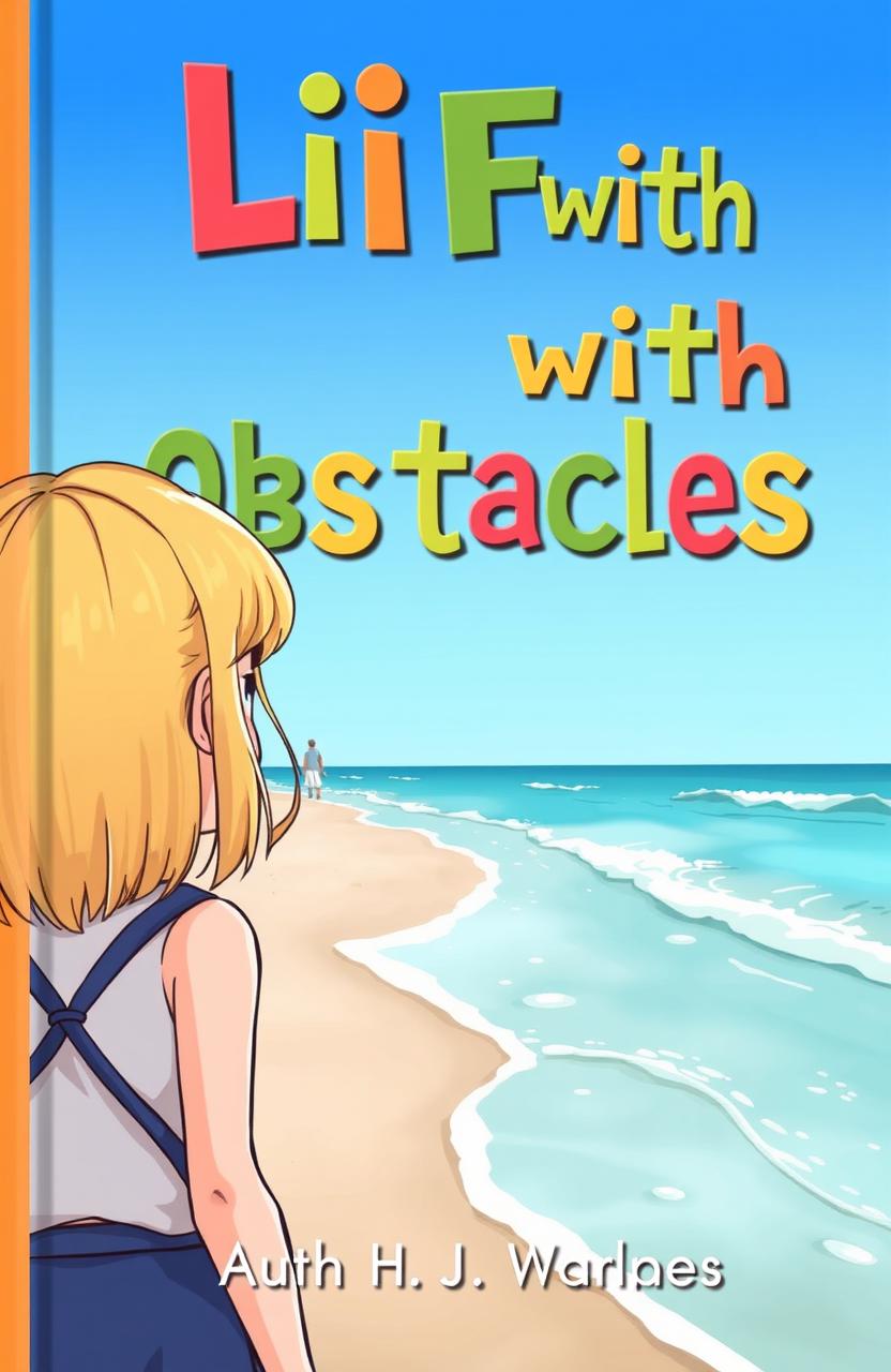 A cartoon-style book cover titled 'Life with Obstacles'