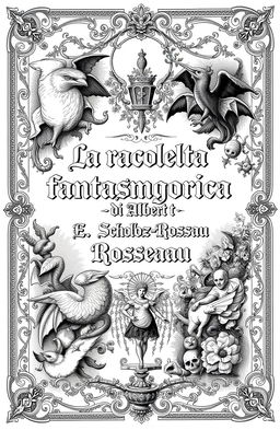 A black and white illustration in the style of the 1800s, featuring intricate details and a vintage aesthetic