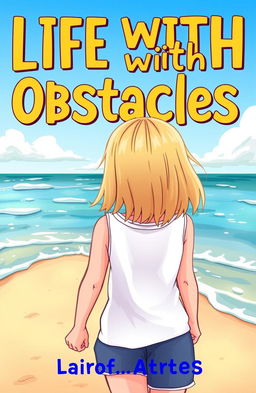 A vibrant and colorful book cover titled 'Life with Obstacles'
