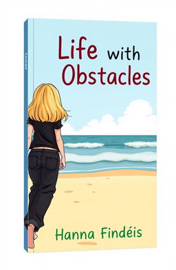 A cartoon-style book cover titled 'Life with Obstacles'