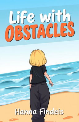 A cartoon-style book cover titled 'Life with Obstacles'