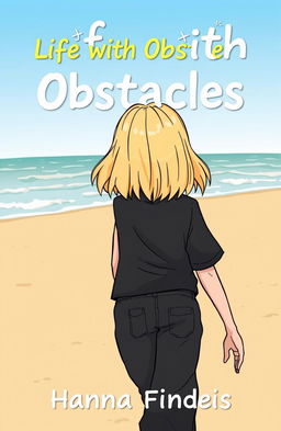 A cartoon-style book cover titled 'Life with Obstacles'