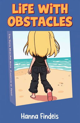 A cartoon-style book cover titled 'Life with Obstacles'