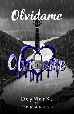 A captivating album cover for a song titled 'Olvidame' by the artist DeyMarKu