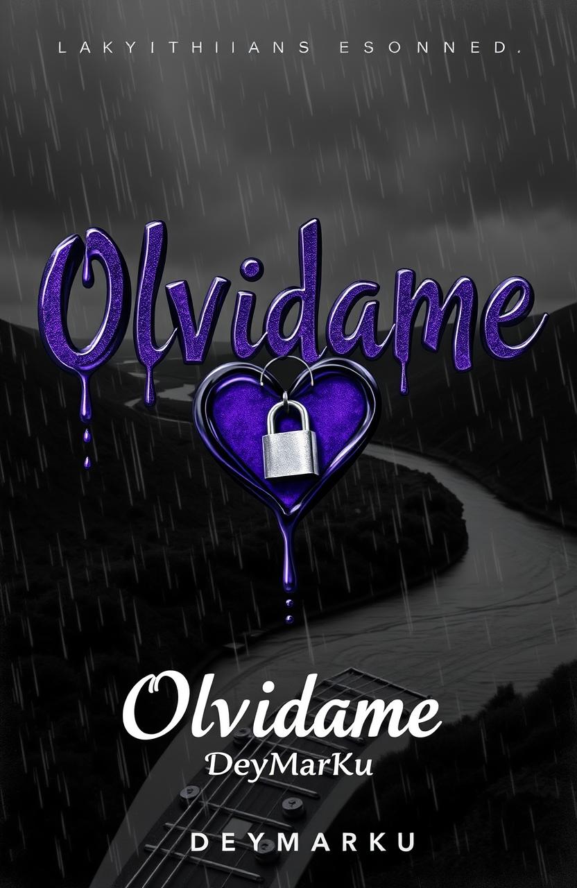 A captivating album cover for a song titled 'Olvidame' by the artist DeyMarKu