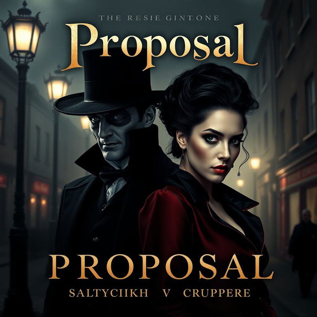 A dramatic and captivating movie poster for a film titled "Proposal"