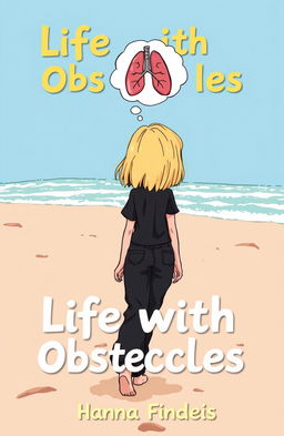 A book cover illustration titled 'Life with Obstacles'