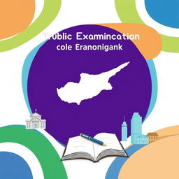 An engaging e-book cover for 'TRNC Public Examination Study Resources and Questions'