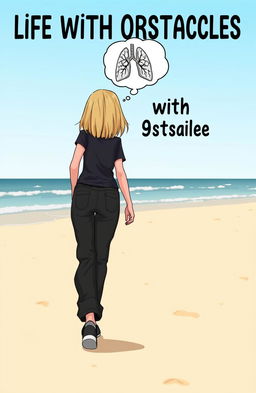 A cartoon-style book cover titled 'Life with Obstacles'