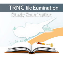 An attractive e-book cover for 'TRNC Public Examination Study Resources and Questions'