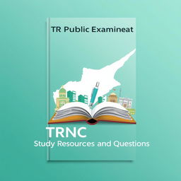 An attractive e-book cover for 'TRNC Public Examination Study Resources and Questions'