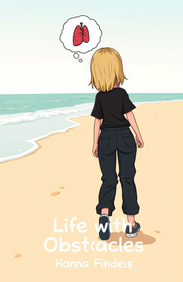 A cartoon-style book cover titled 'Life with Obstacles'