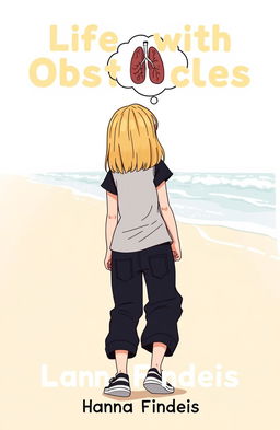A cartoon-style book cover titled 'Life with Obstacles'