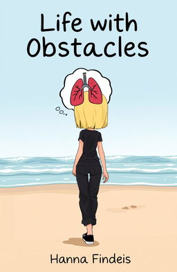 A cartoon-style book cover titled 'Life with Obstacles'