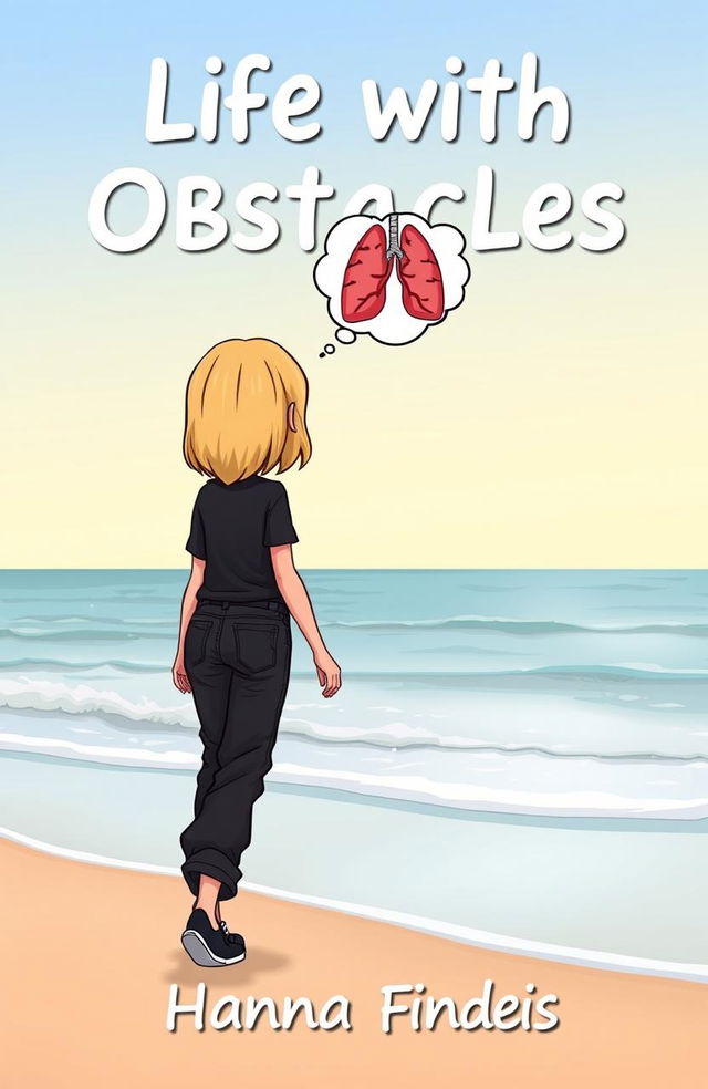 A cartoon-style book cover titled 'Life with Obstacles'