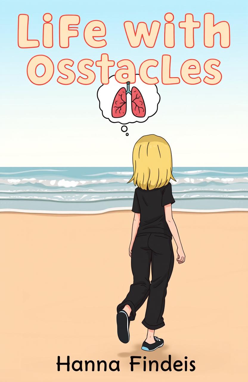 A cartoon-style book cover titled 'Life with Obstacles'