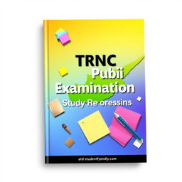 An eye-catching e-book cover design for 'TRNC Public Examination Study Resources and Questions'