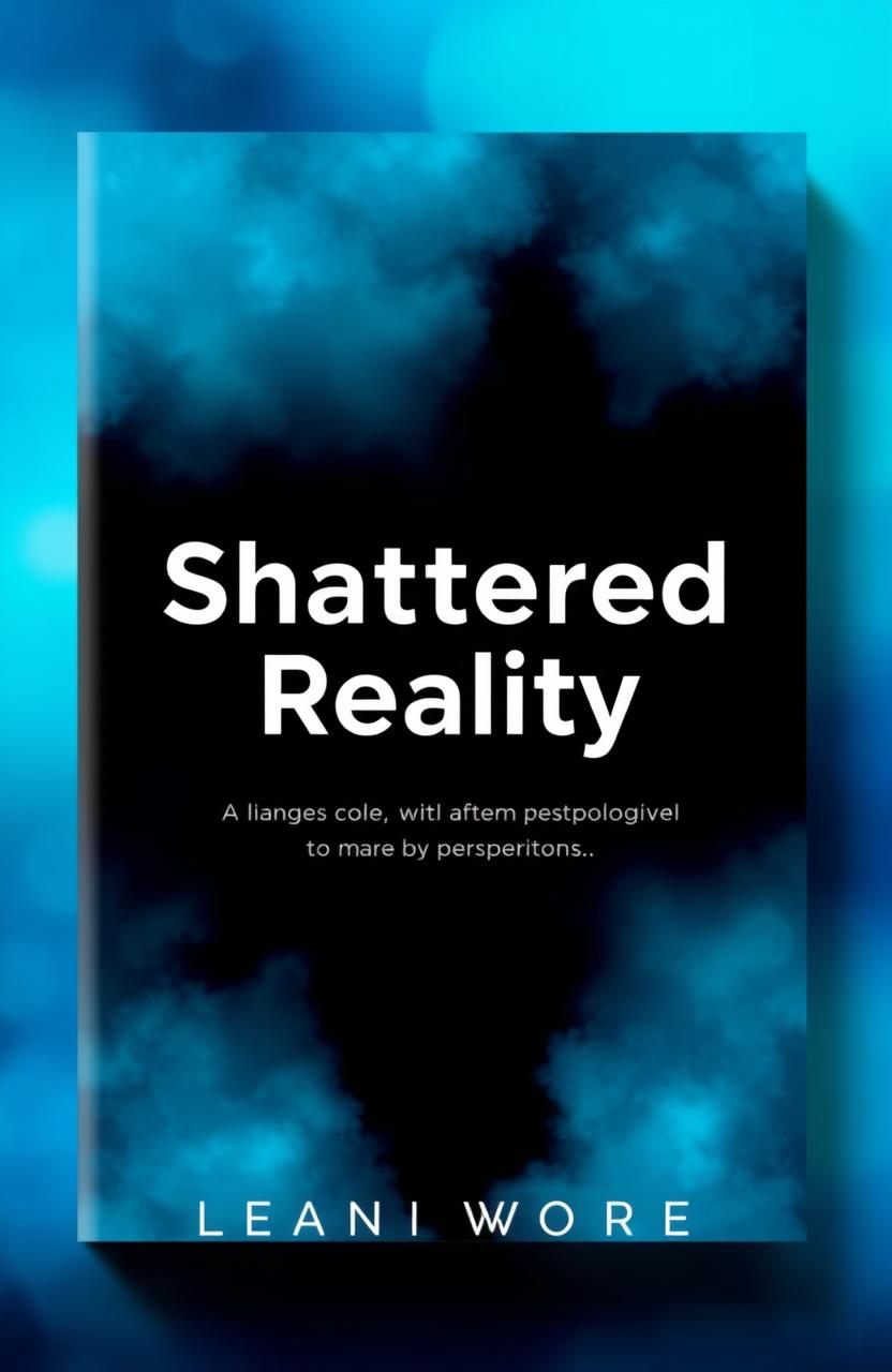 A book cover design featuring the title 'Shattered Reality' prominently displayed