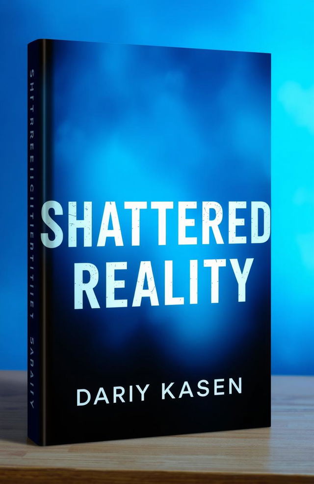 A book cover design featuring the title 'Shattered Reality' prominently displayed