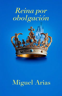 A regal book cover featuring a majestic crown fit for a queen at the center