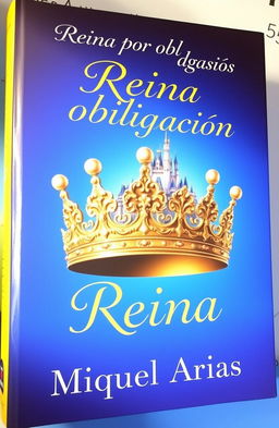 A regal book cover featuring a majestic crown fit for a queen at the center