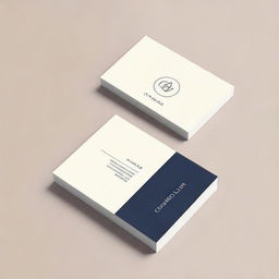 Create a stylish and elegant business card featuring the women's clothing brand 'Chiaro di Luna'