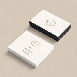 Create a stylish and elegant business card featuring the women's clothing brand 'Chiaro di Luna'