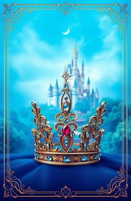 A stunning cover featuring a beautiful crown fit for a queen, adorned with intricate detailing and shimmering jewels