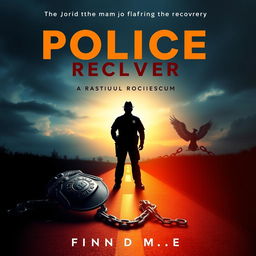 A powerful image of a silhouette of a police officer standing at a crossroads, symbolizing a moment of decision