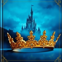 A stunning cover image featuring a rich blue background with a distant, majestic castle silhouette