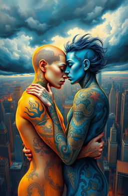 A surreal, vivid depiction of human emotions and complexities tied to relationships and sexuality