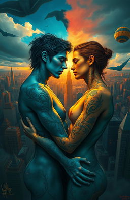 A surreal, vivid depiction of human emotions and complexities tied to relationships and sexuality