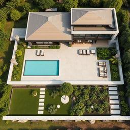 An elegantly designed property layout that maximizes privacy and tranquility