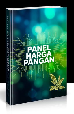 A book cover design for a software development title, specifically for 'Panel Harga Pangan'