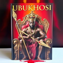 A striking book cover featuring a powerful black man sitting confidently on an intricately designed throne chair