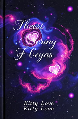 A mesmerizing book cover featuring vibrant galaxies swirling in a cosmic backdrop filled with stars and nebulae