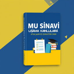 An attractive e-book cover for 'KKTC Kamu Sınavı Çalışma Kaynakları ve Soruları'