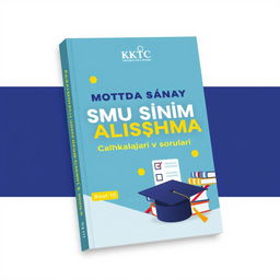 An attractive e-book cover for 'KKTC Kamu Sınavı Çalışma Kaynakları ve Soruları'